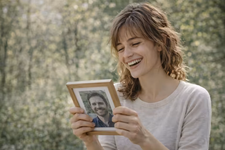 Illustrer l'apaisement du deuil ou des traumatismes dans le thème de l'équilibre émotionnel